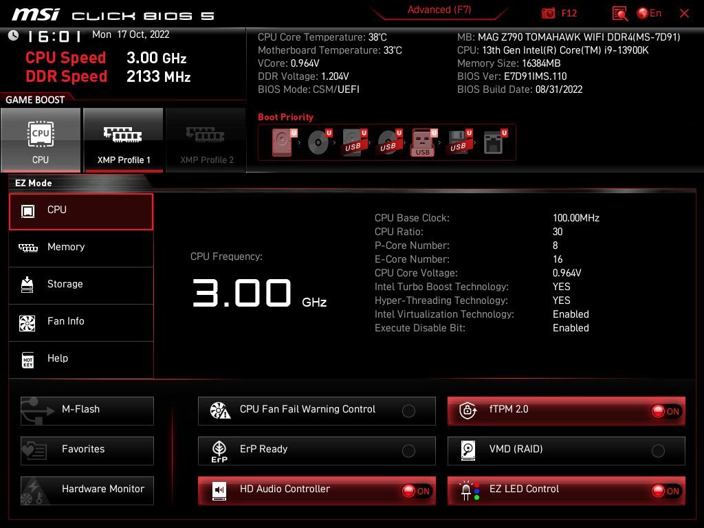 MSI MAG Z790 Tomahawk WIFI