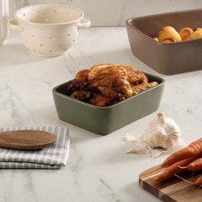 The Edited Life Stoneware Roaster