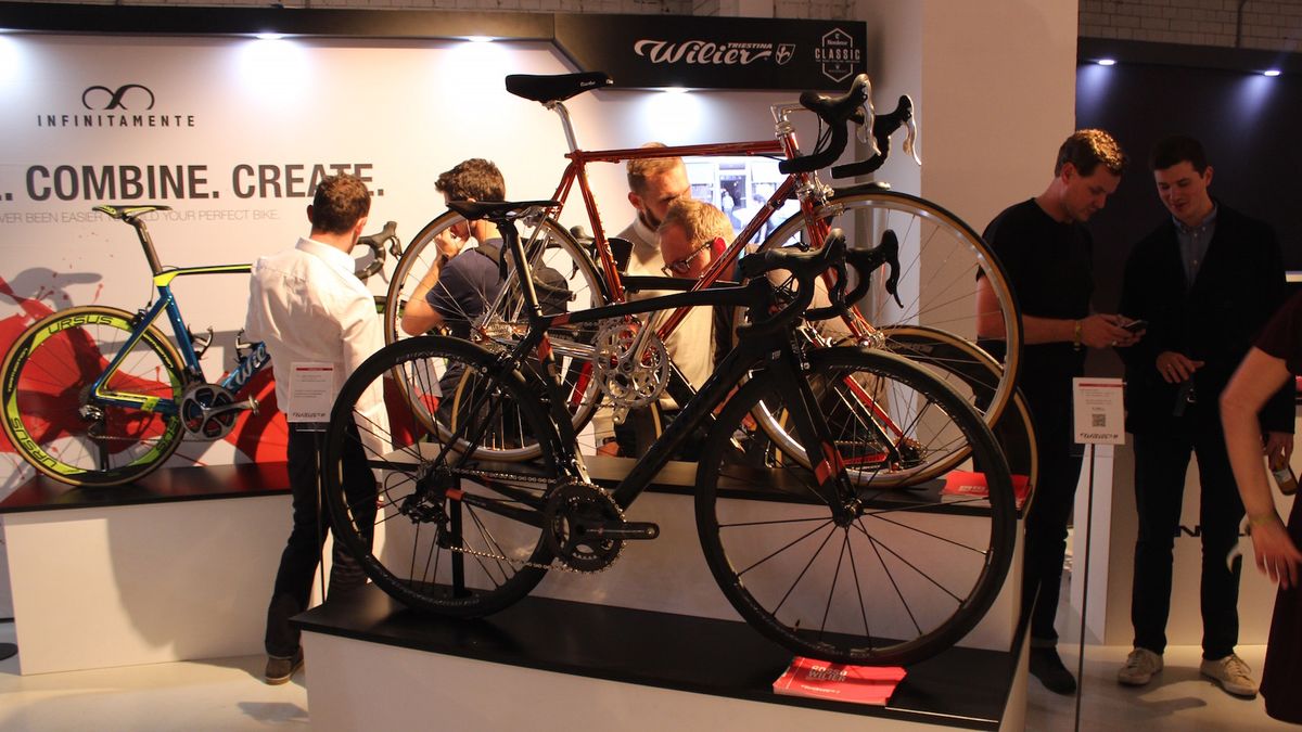 Wilier had bikes from past and present on display
