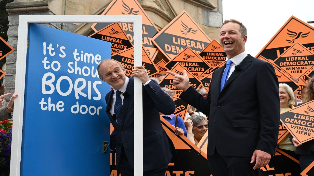 Ed Davey and Richard Foord