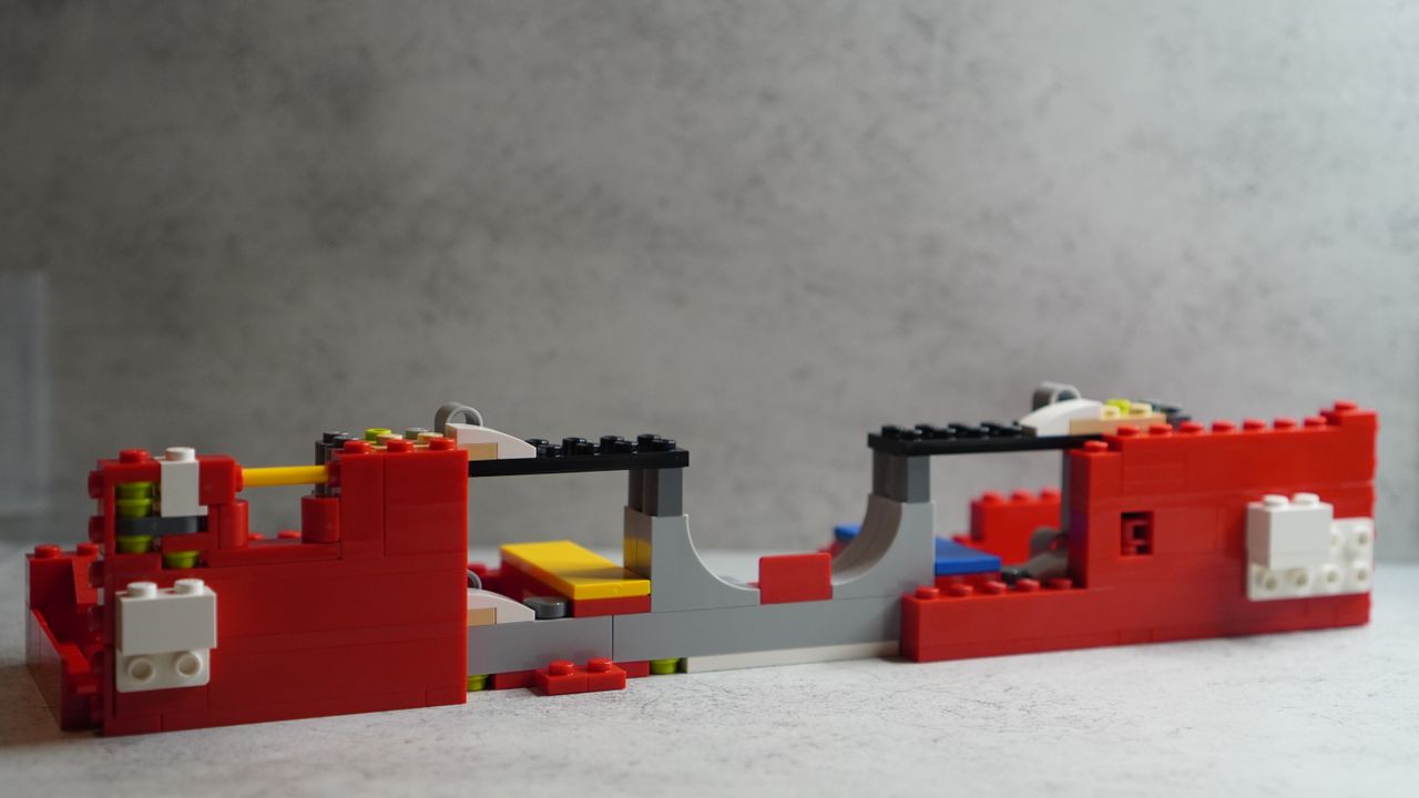 Lego Marvel Logo &amp; Minifigures set in progress