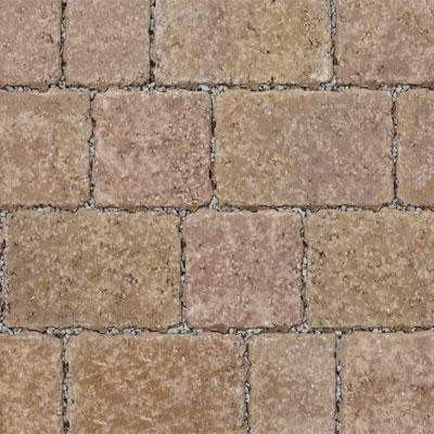 rustic permeable block paving