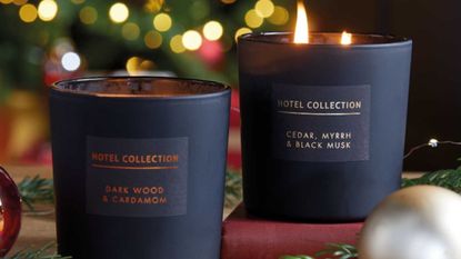 Aldi's Luxury Hotel candles