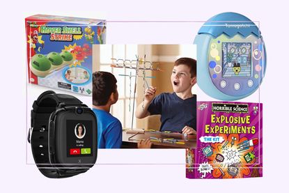 A collage of toys and games feature in our roundup of the best toys for 10 year olds