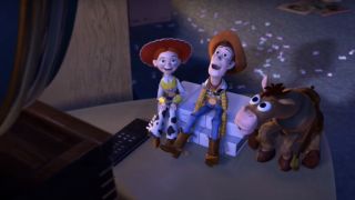 Jessie, Woody, Bullseye in Toy Story 2