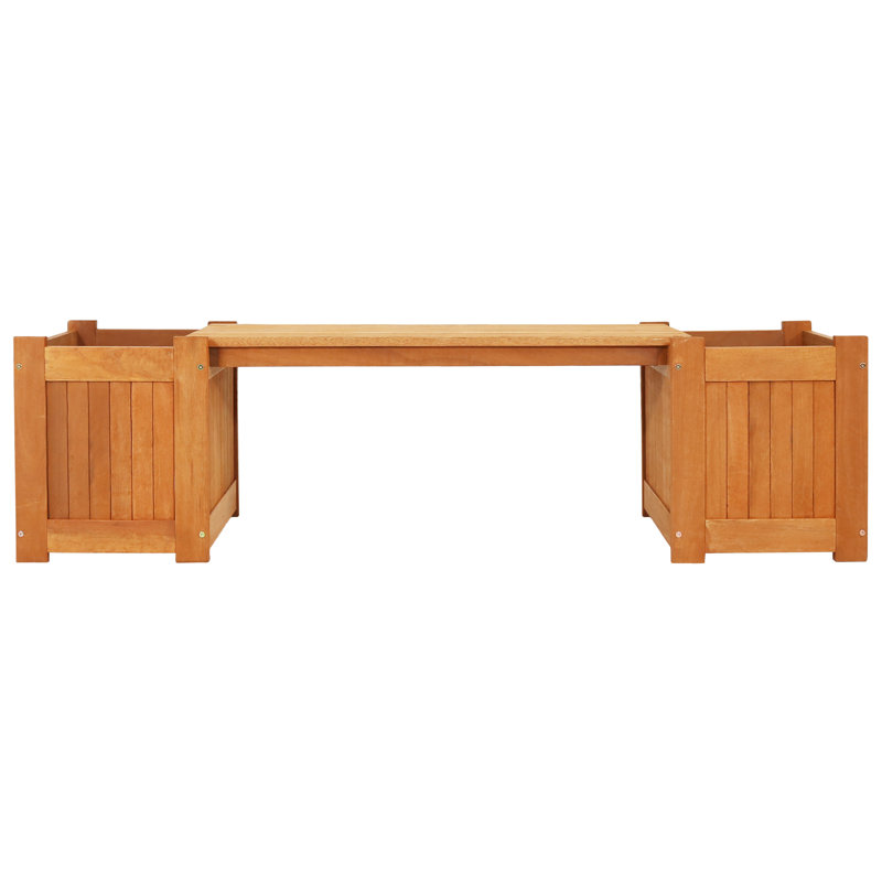 Red Barrel Studio® Turville Wooden Planter Bench & Reviews | Wayfair