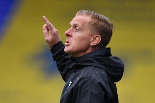 Garry Monk barks orders while in charge at Birmingham