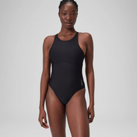 Speedo Solid High-Neck One-Piece