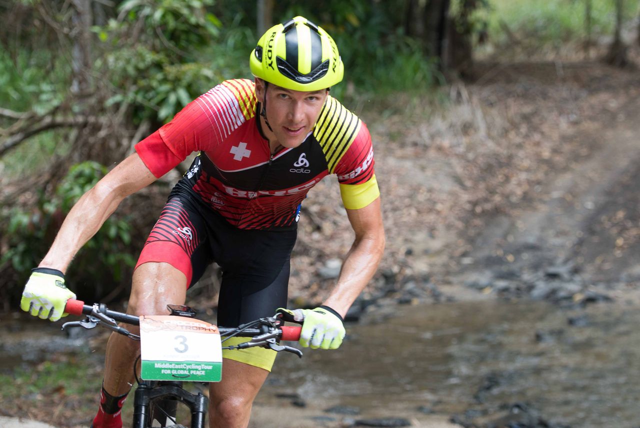 Konny Looser, Stage winner overall and Elite Men at Lake Tinaroo.