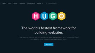 Website screenshot for Hugo