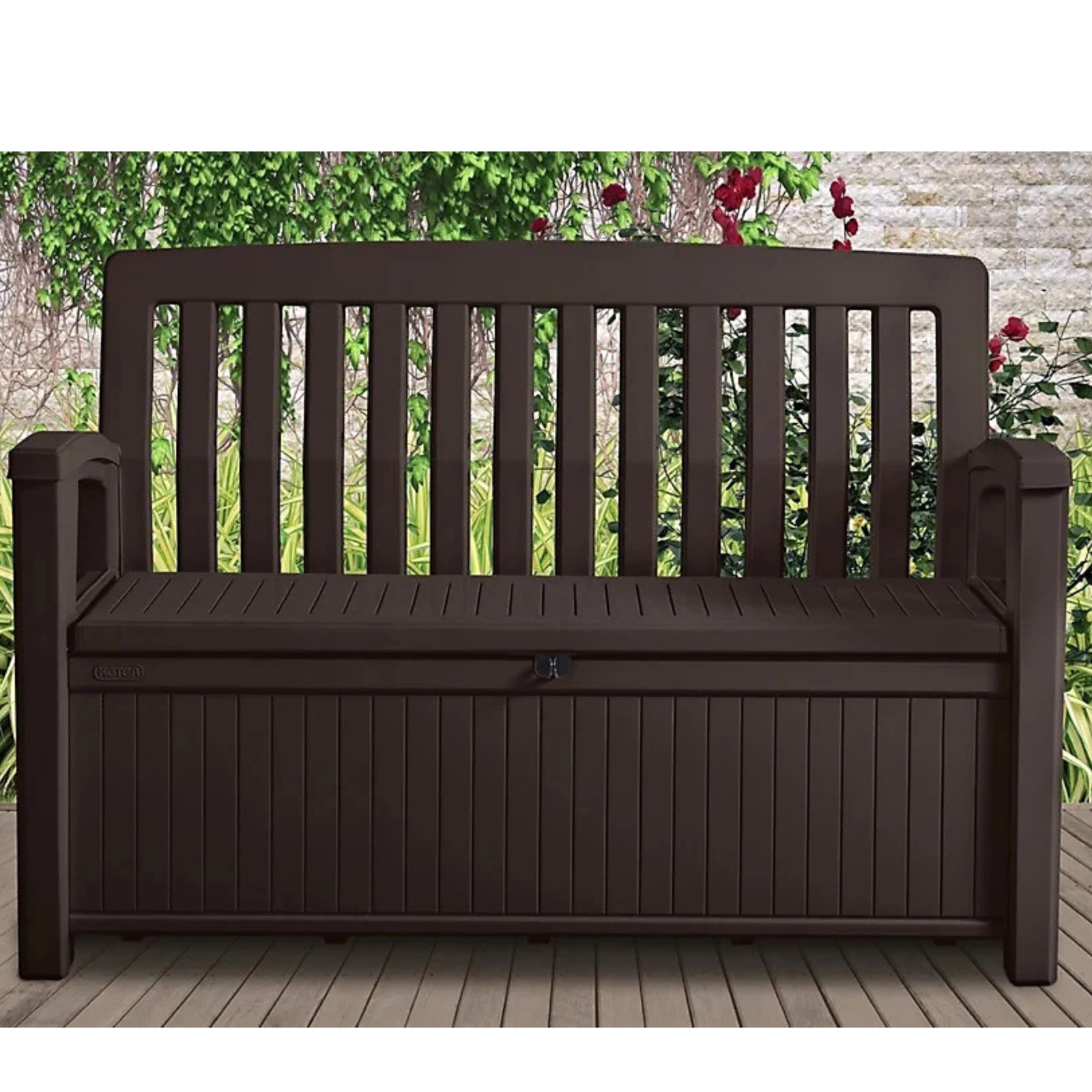 If you have a small garden, you need this B&Q storage bench | Ideal Home