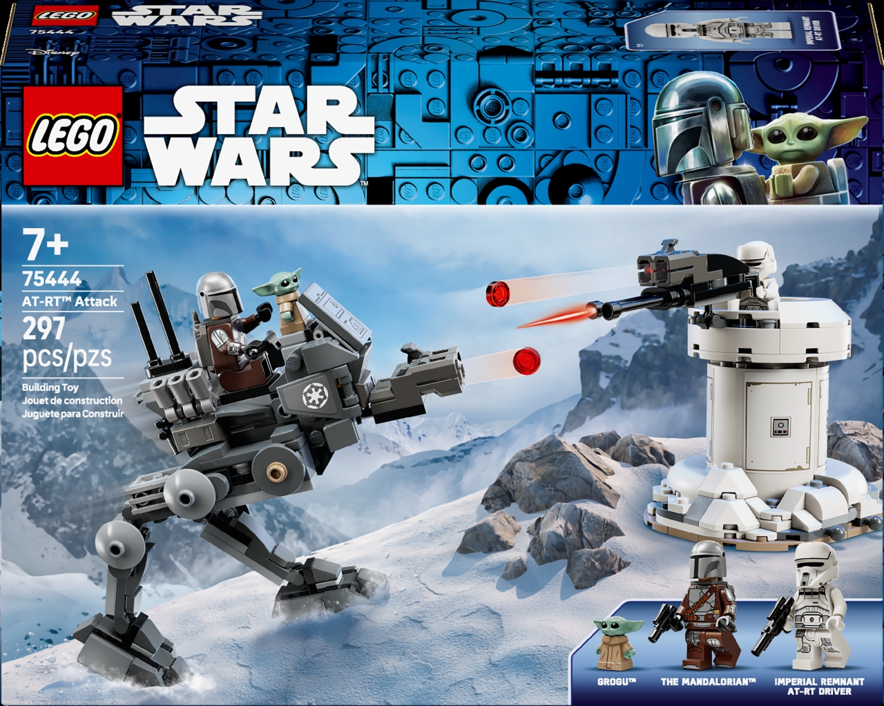 LEGO Star Wars AT-RT Attack Toy Building Set front packaging