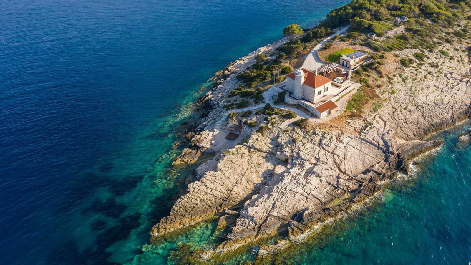 Luxury seafront villa on Host Island