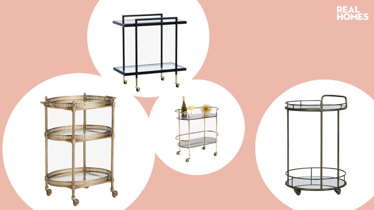 Best drinks trolley: Image of different bar carts