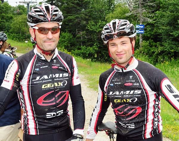 Jamis racers (L to R) Jason Sager and Adam Snyder
