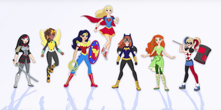 dc superhero girls shorts