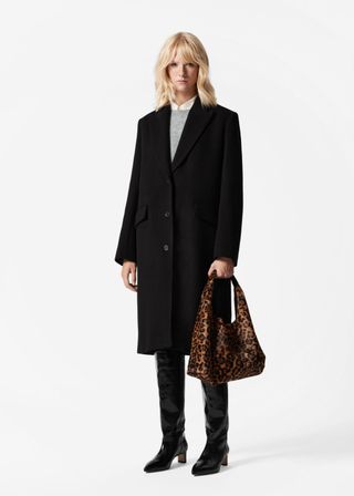 Tailored Single-Breasted Coat