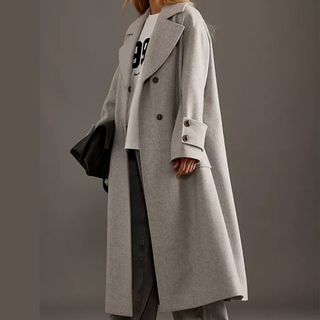 By Anthropologie Wool Blend Coat