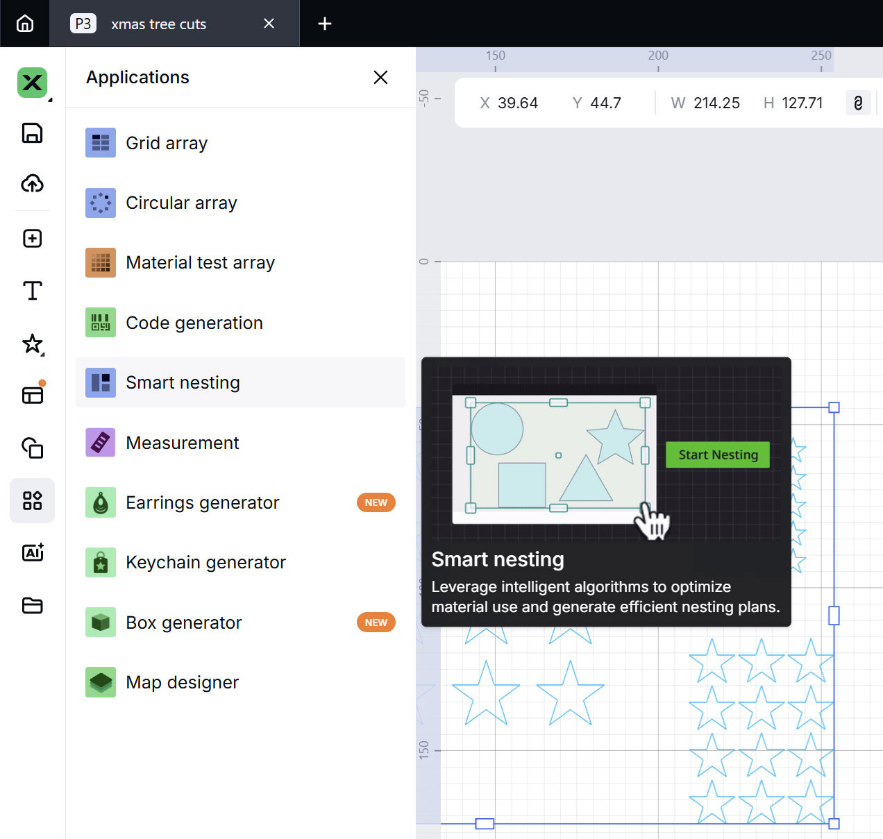 xTool P3 laser testing