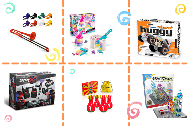 A collage of the best toys for 10 year olds