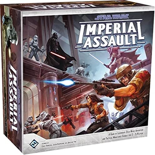 Asmodee Star Wars Imperial Assault Core Set - Epic Sci-Fi Miniatures Strategy Game of Rebel Resistance Vs. Imperial Forces, Ages 14+, 1-5 Players, 1-2 Hour Playtime