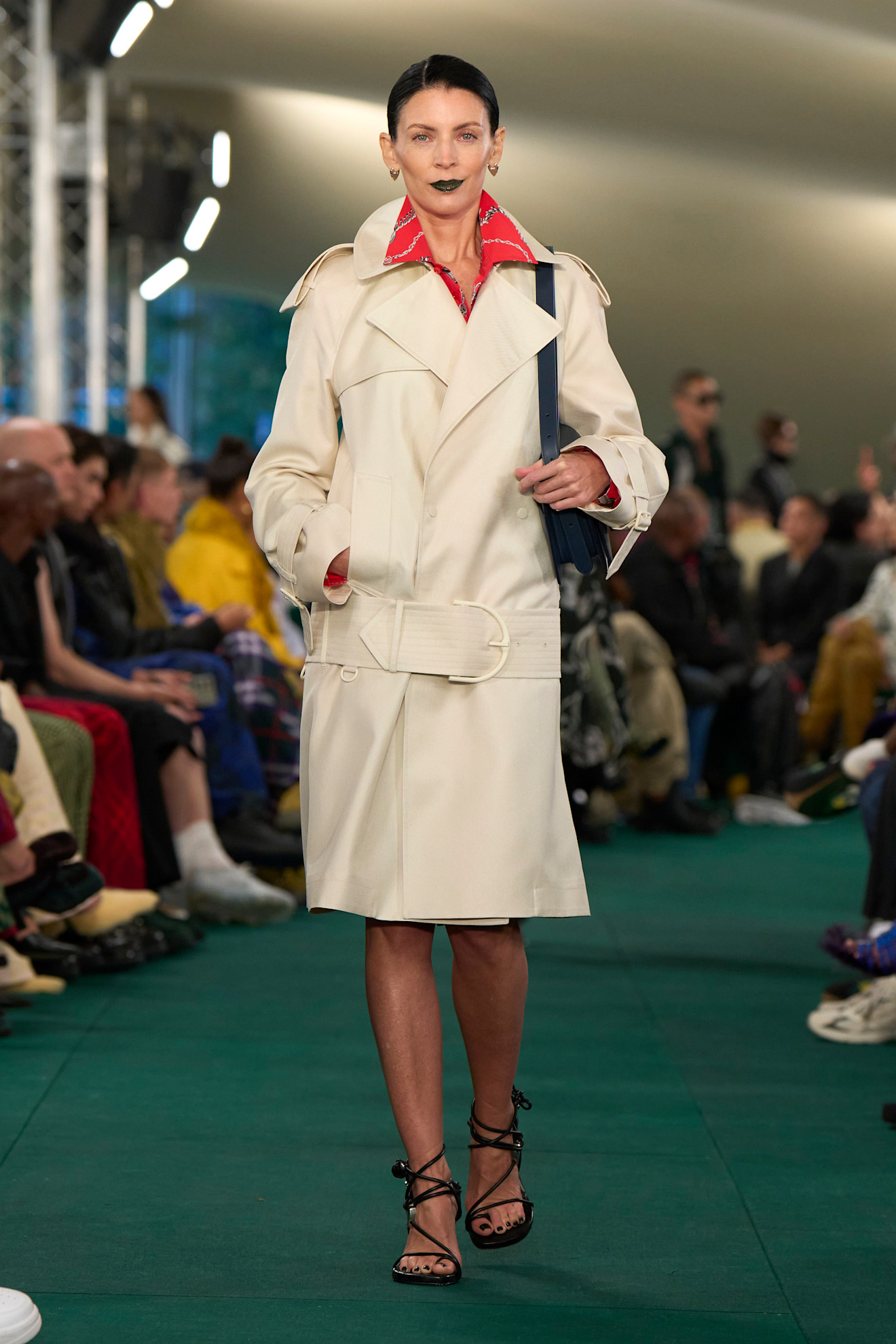 Burberry's trench coat on the spring/summer 2024 runway.