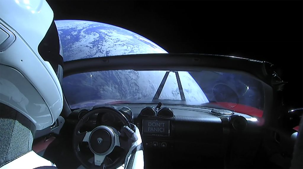 Starman' just zipped past Mars in his rapidly-decaying Tesla Roadster