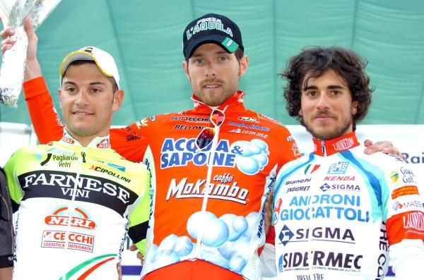 The podium in Rovigo
