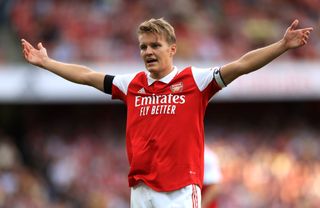 Arsenal captain Martin Odegaard has earned the praise of manager Mikel Arteta.