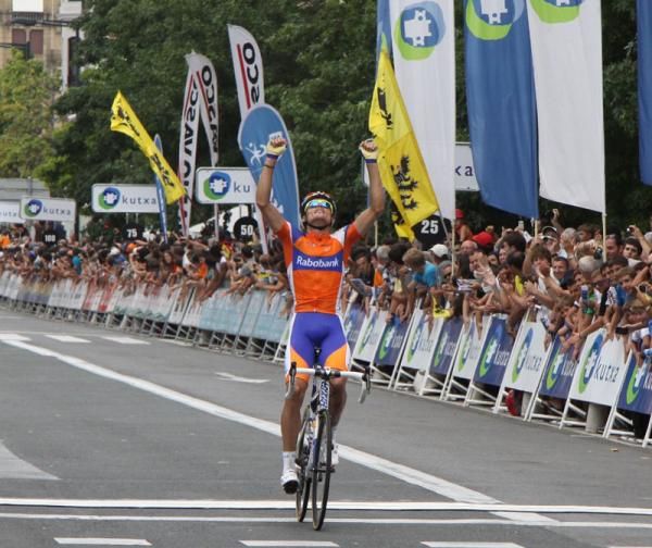 The moment of victory for Luis Leon Sanchez
