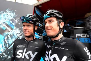 Team Sky's Chris Froome and Geraint Thomas