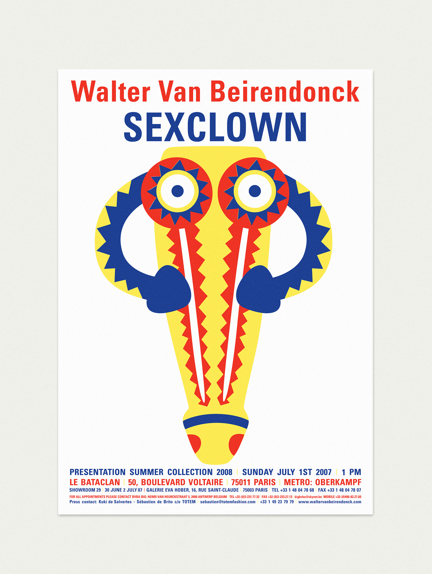 Antwerp Six momu exhibition show invitations