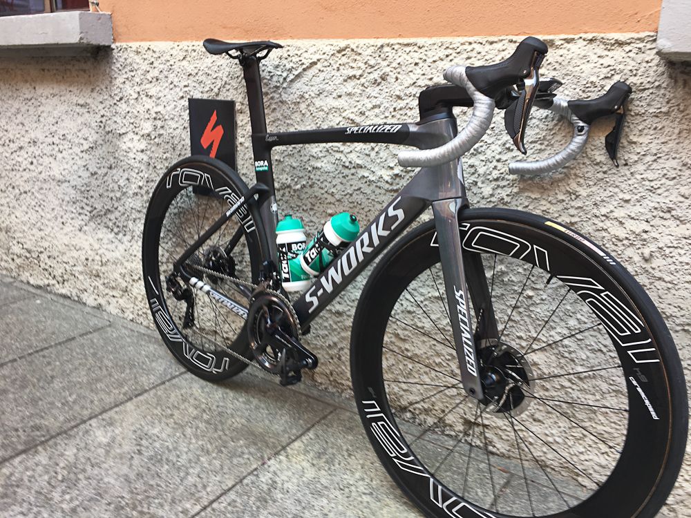 Peter Sagan's disc-equipped Specialized for Milan-San Remo
