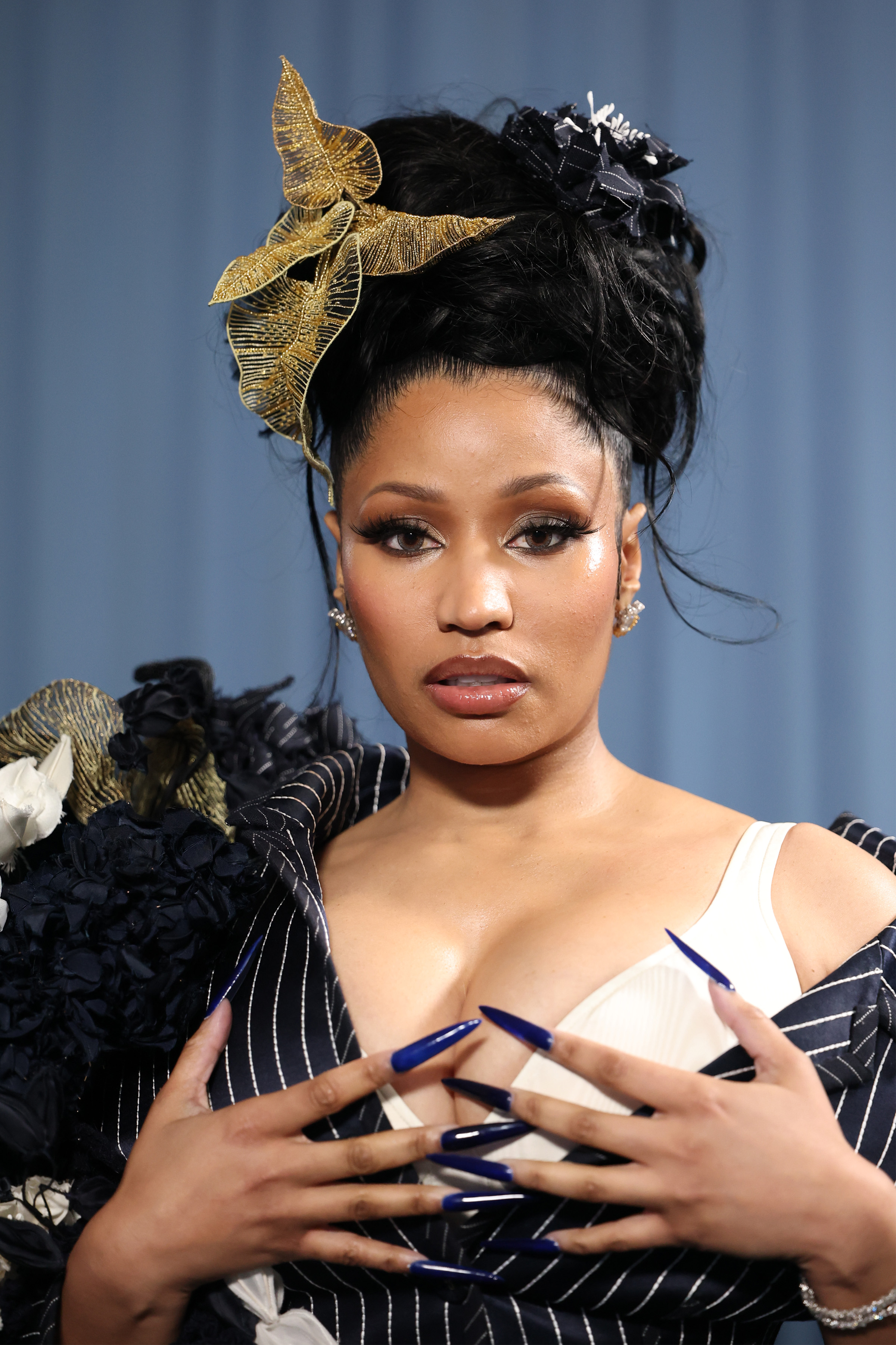 Nicki Minaj attends the 2025 Met Gala