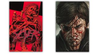 Sample images from the Slayer comic book