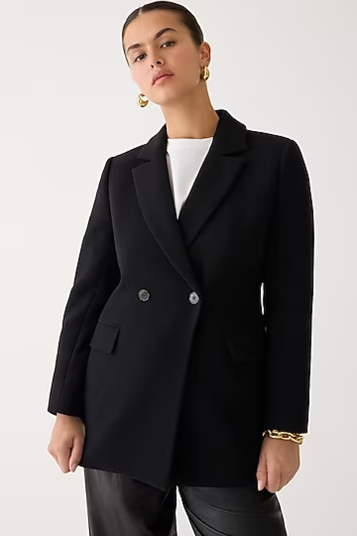 J.Crew Evening Blazer-Jacket in Italian Double-Cloth Wool Blend