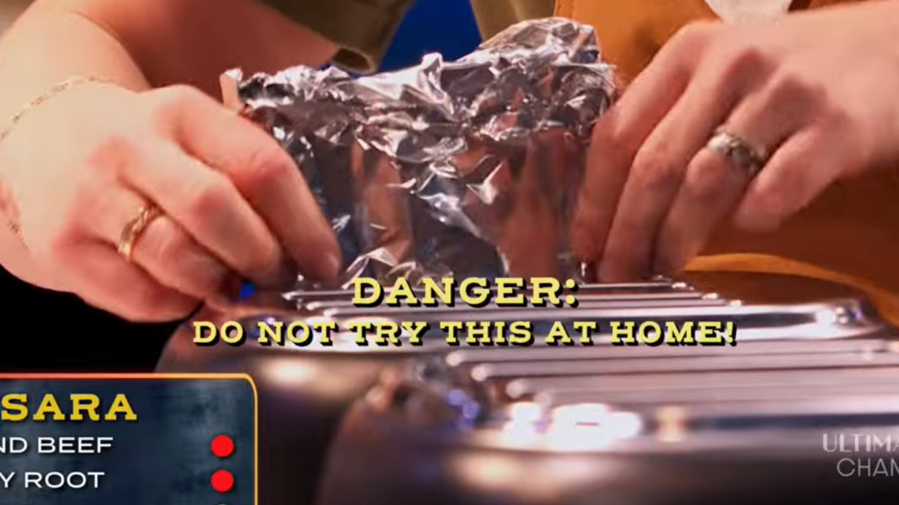 A warning that says Danger: Do Not Try This At Home.
