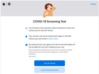Apple Covid-19 Screening Tool