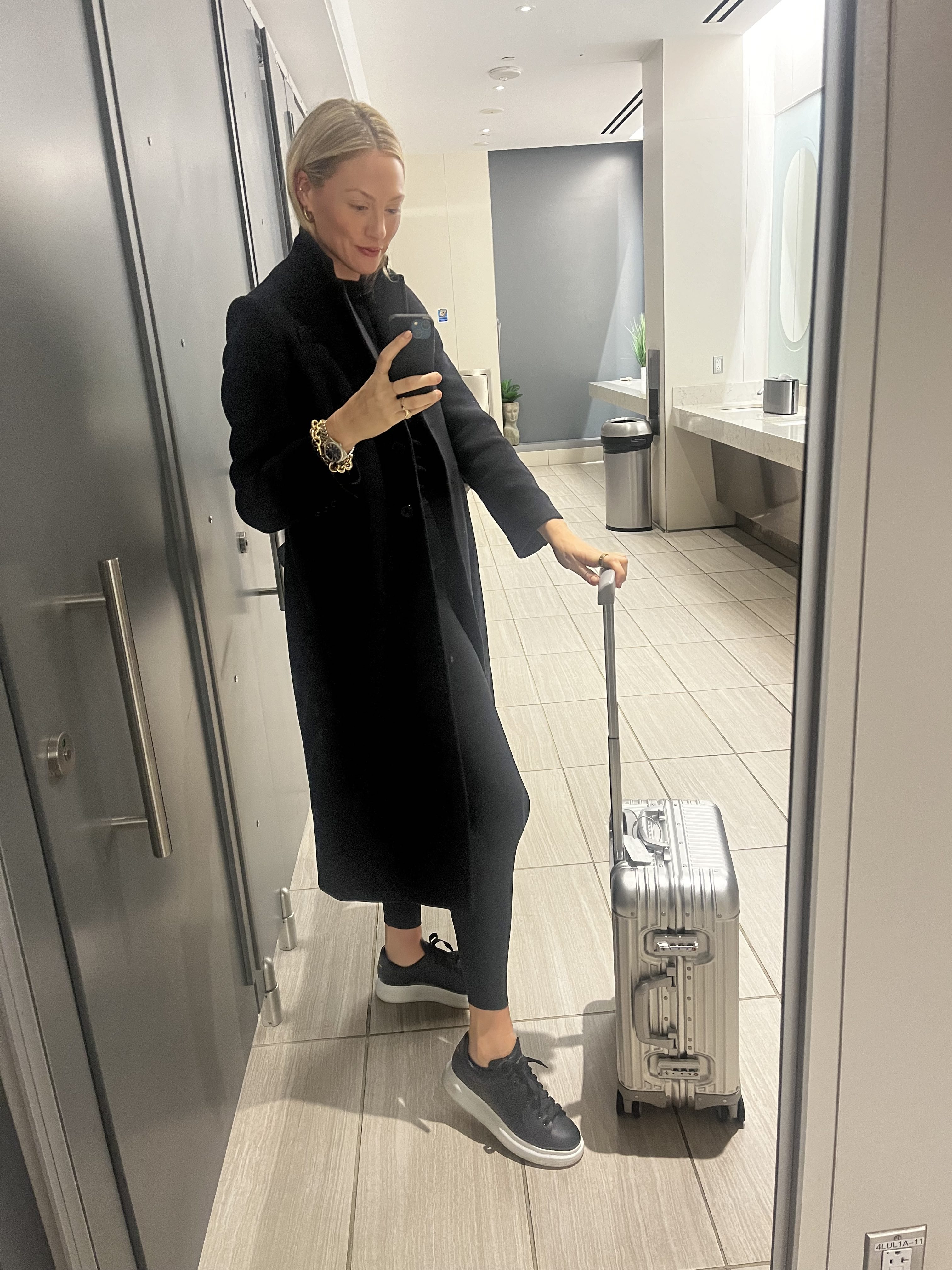 Brooke Ely Danielson in flight outfits