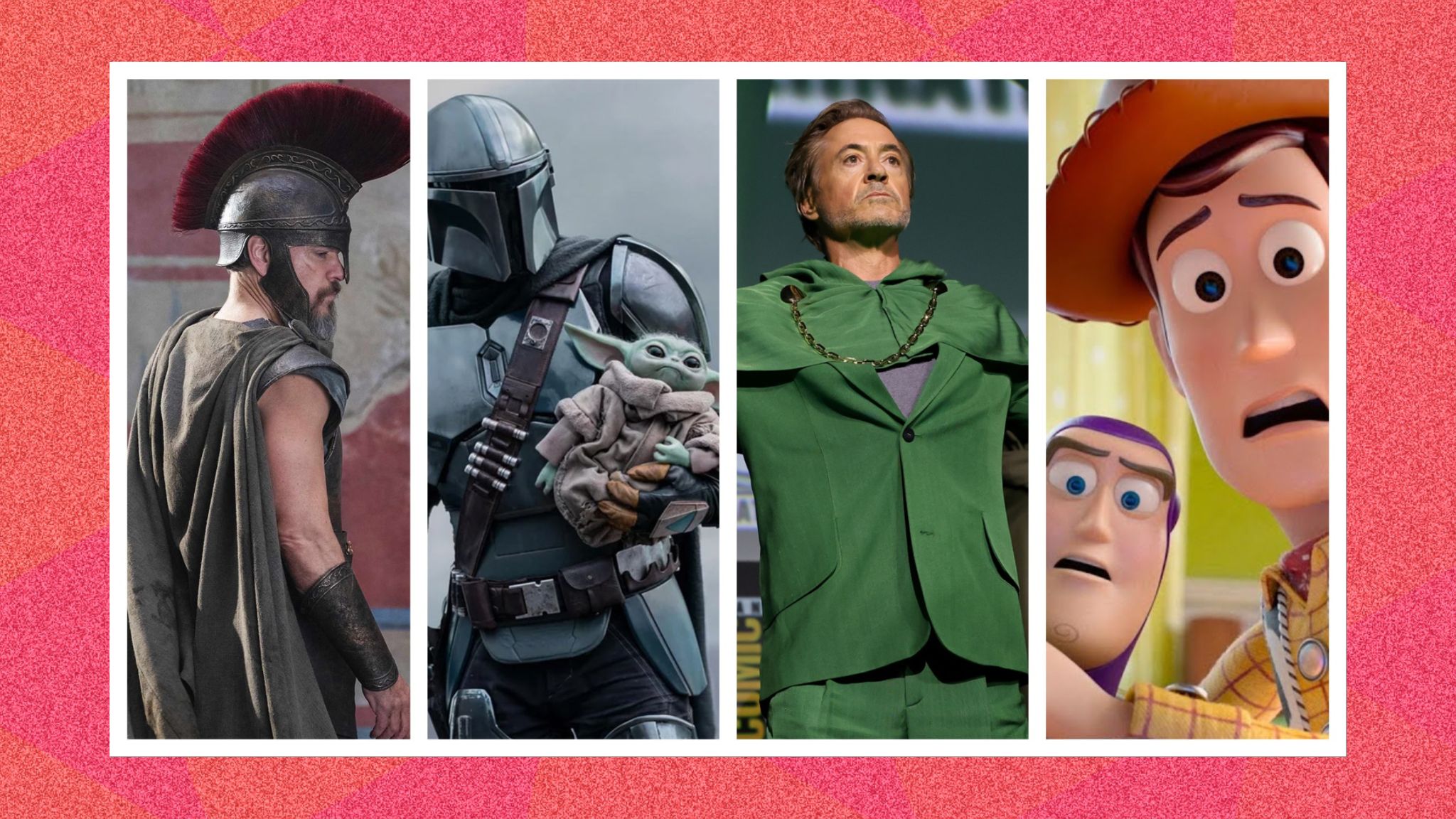 A selection of blockbuster movie stills