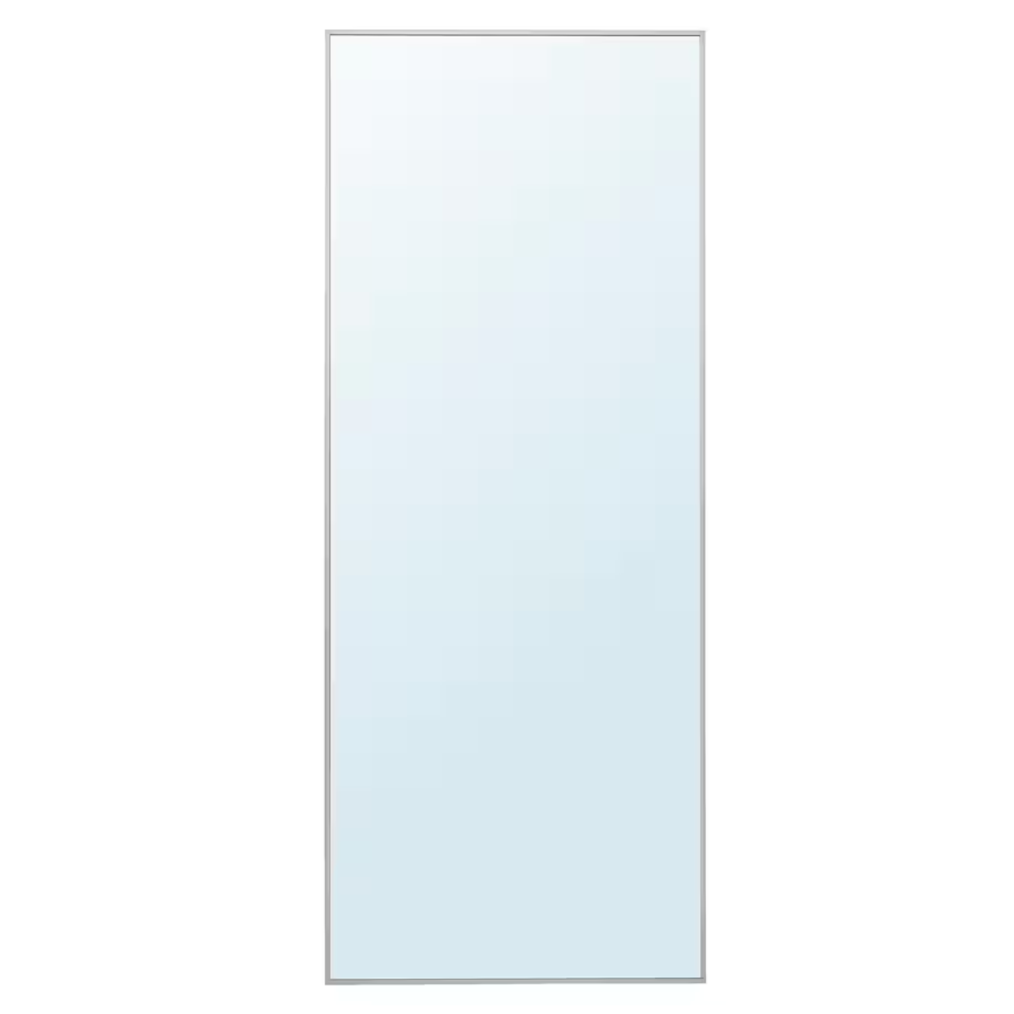 rectangular mirror with an aluminum frame