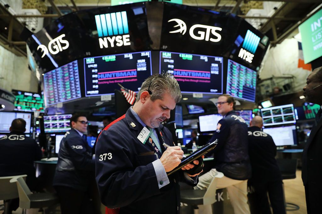 Traders at the New York Stock Exchange.