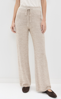 MONROW Cotton Cashmere Relaxed Pants