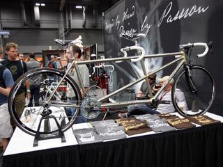 Don Walker says he was challenged to do a fillet brazed tandem in time for NAHBS - and he delivered.