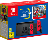 Nintendo Switch + Super Mario Odyssey och Super Mario Bros. Filmen-stickers | 3 574 kronor hos Amazon