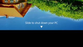 Windows slide shut down