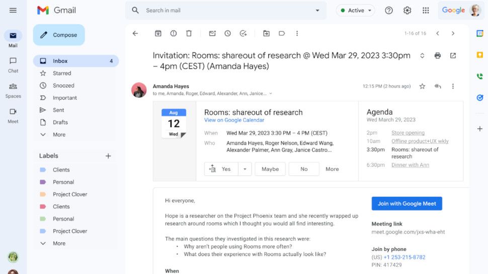 New Gmail update might finally stop people inviting you to pointless ...