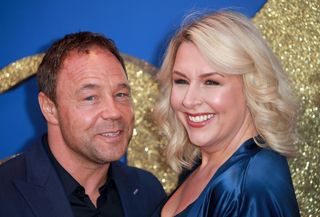 Stephen Graham and Hannah Walters attend the World Premiere of Roald Dahl's "Matilda The Musical" at The Royal Festival Hall in London
