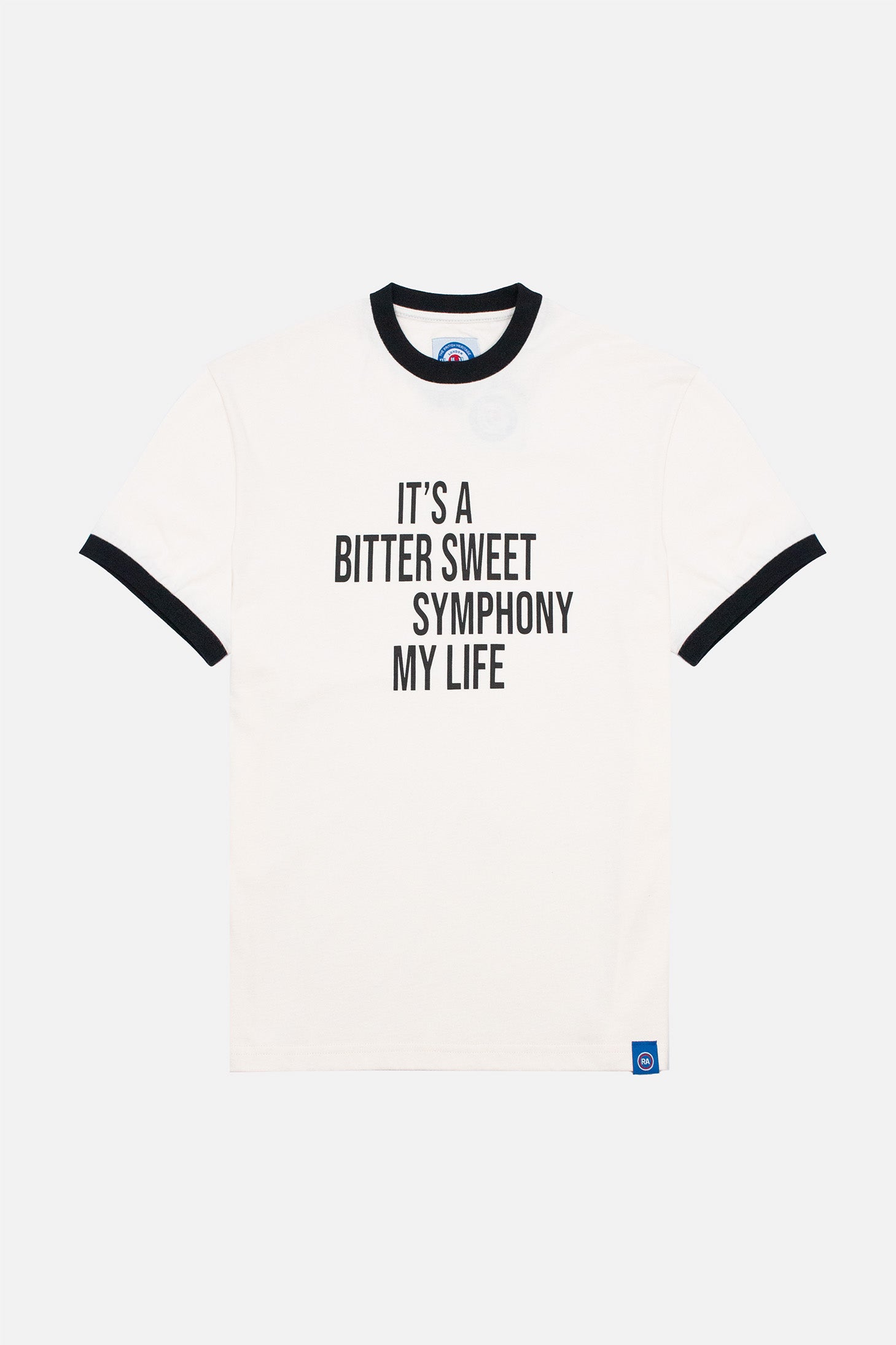 A Bitter Sweet Symphony Ringer Ecru - T-Shirt - S
