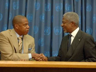 Jay Z and UN secretary